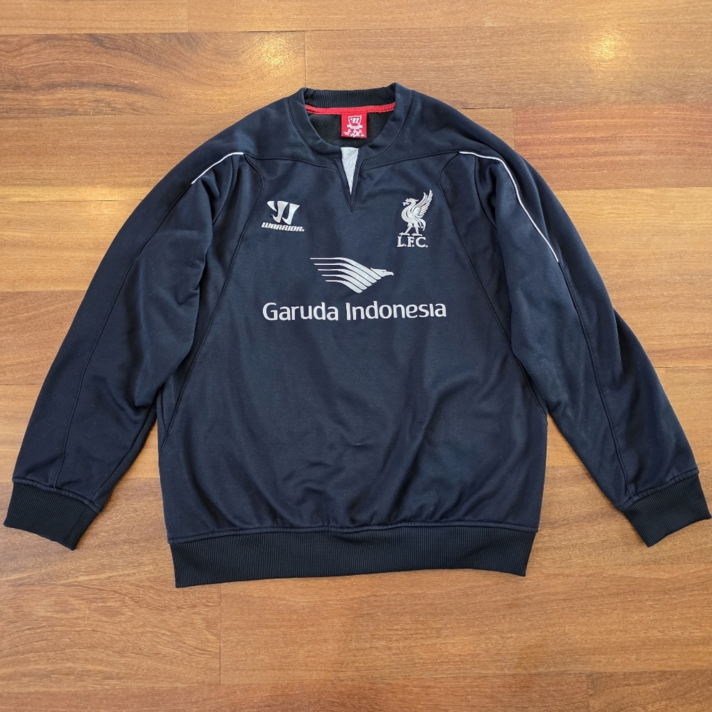 Liverpool Football Club 2014-15 Soccer Training Sweatshirt Warrior LFC Mens Med